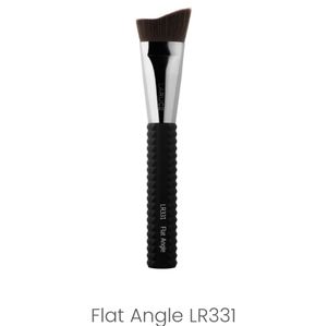 Angled makeup brush